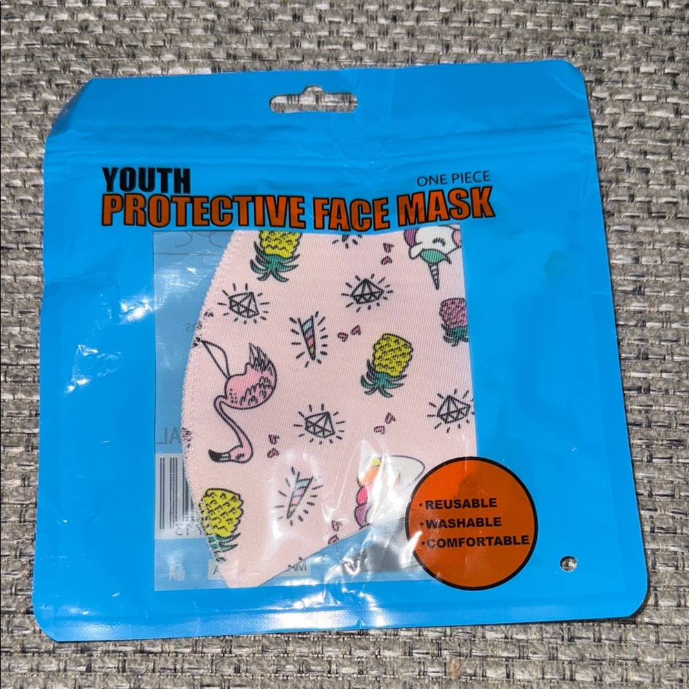 Youth Protective Face Mask - Pink